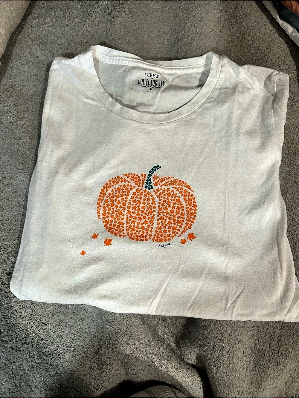 J.Crew Collector Tee with Pumpkin Graphic